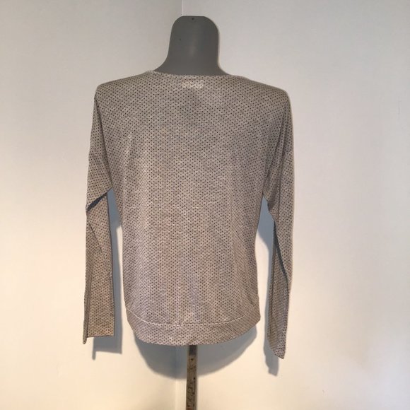 Volcom Polka Dot Long Sleeve V-Neck Top - Picture 3 of 8